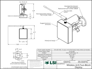 LSI GS075 Anti Two Block Specifications